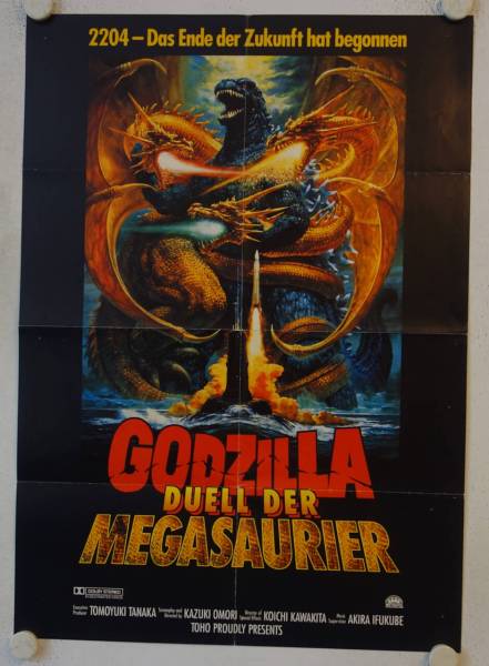Godzilla vs. King Ghidorah original release german movie poster